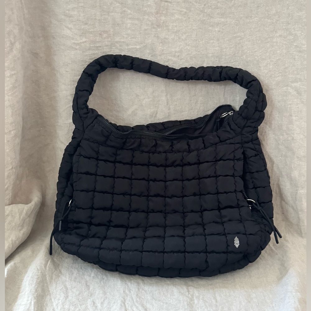 FP Movement by Free People Black Quilted Shoulder Bag